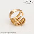 15079 Fashion 18k gold diamond zircon finger rings wholesale stone ring designs for girls